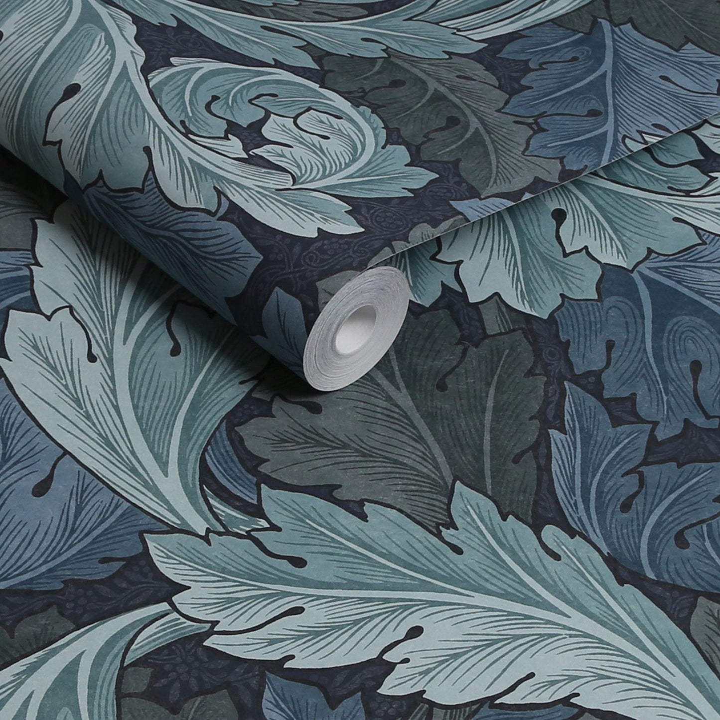 Acanthus Wallpaper - Blue - 124225 - William Morris AH