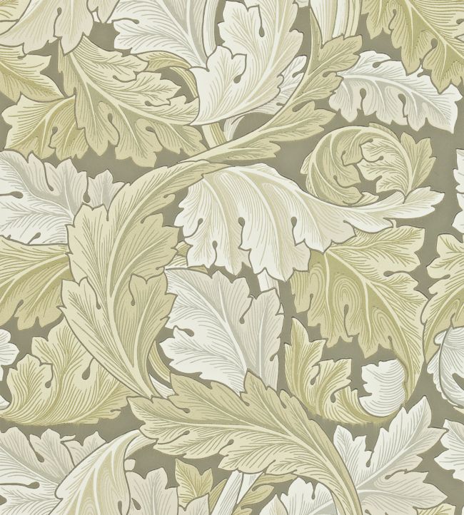 Acanthus Wallpaper - Stone - 212552 - Morris & Co