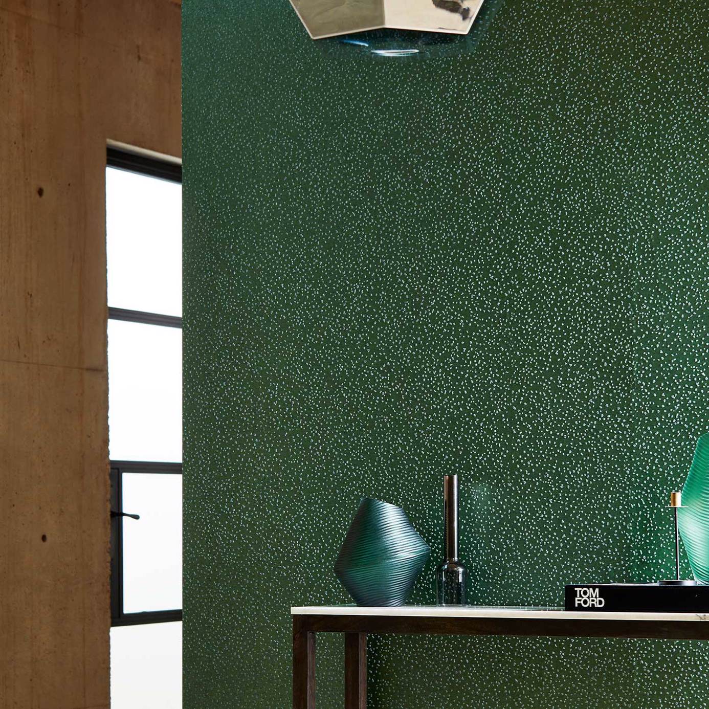 Anthology Foxy Wallpaper - Emerald - EANW112592 - Harlequin