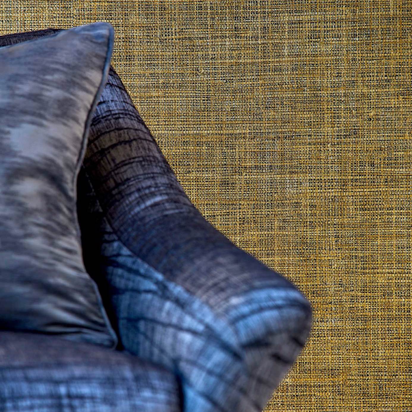 Anthology Seri Raphia Wallpaper - Urban Gold - EANW112595 - Harlequin