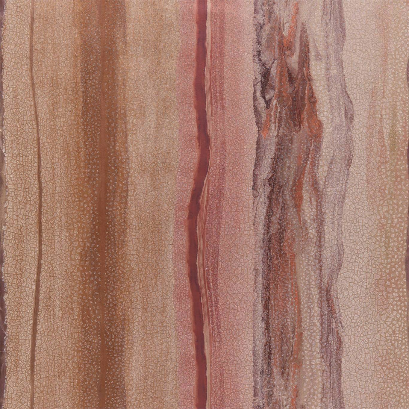 Anthology Vitruvius Wallpaper - Copper / Ruby - EVIW112062 - Harlequin