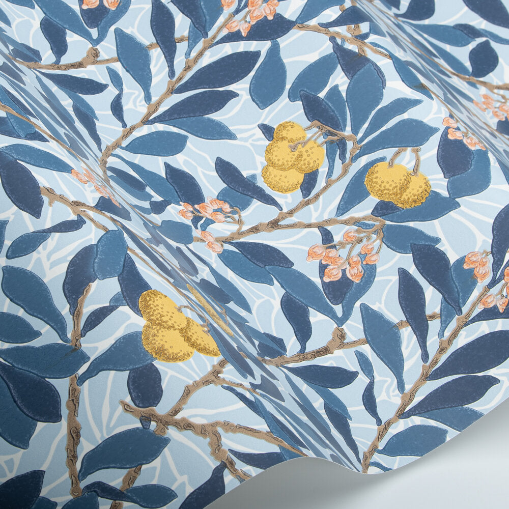 Arbutus Wallpaper - Sunflower - 217376 - Morris Wallpaper WD