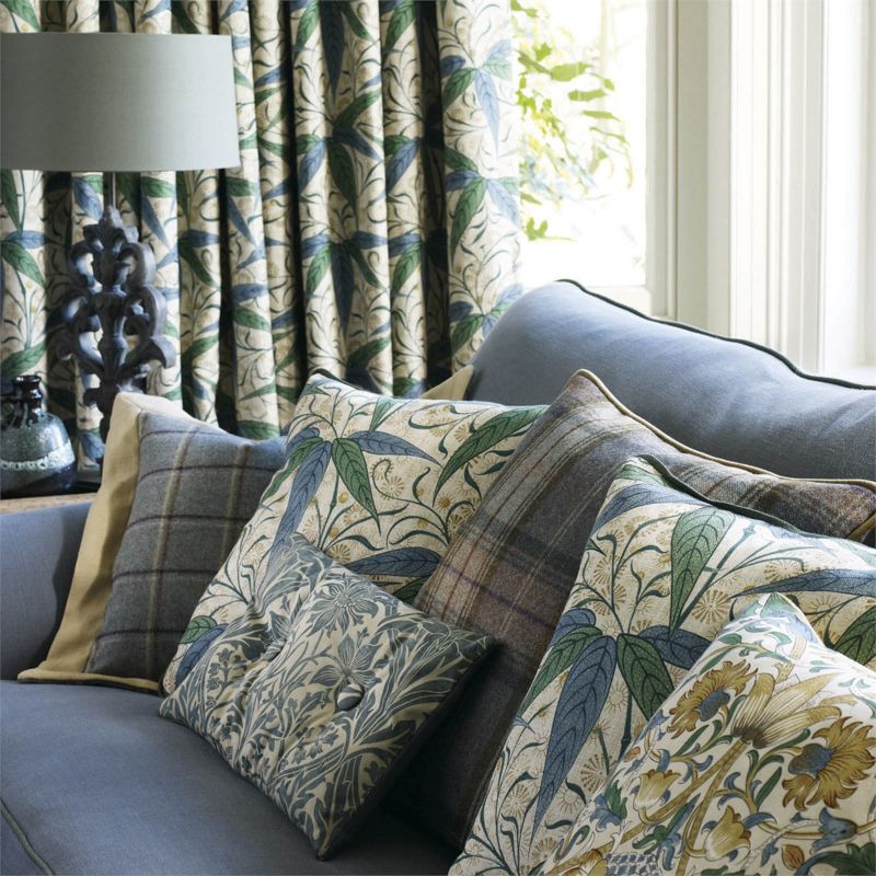 Bamboo Fabric - Indigo/Woad - DCMF226687 - Morris & Co