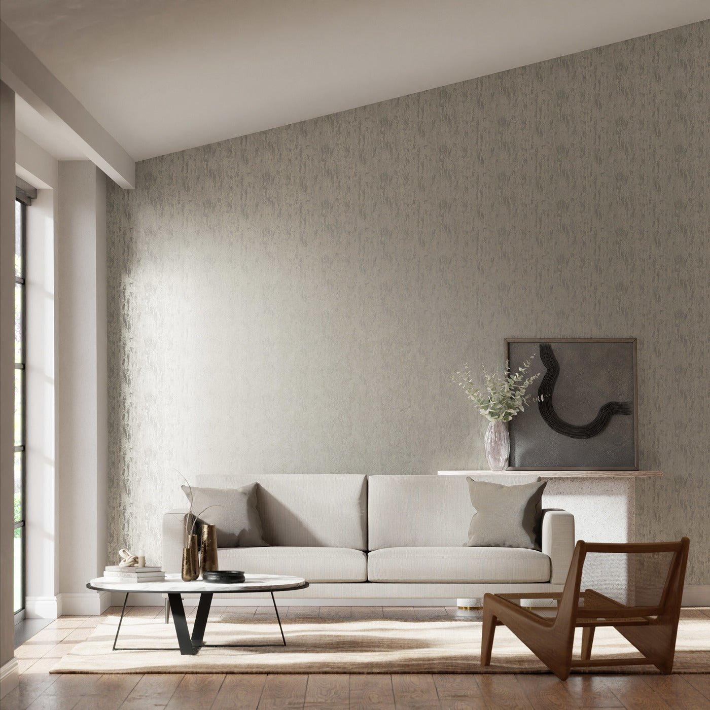 Cobra Wallpaper - Slate - EANT111167 - Harlequin