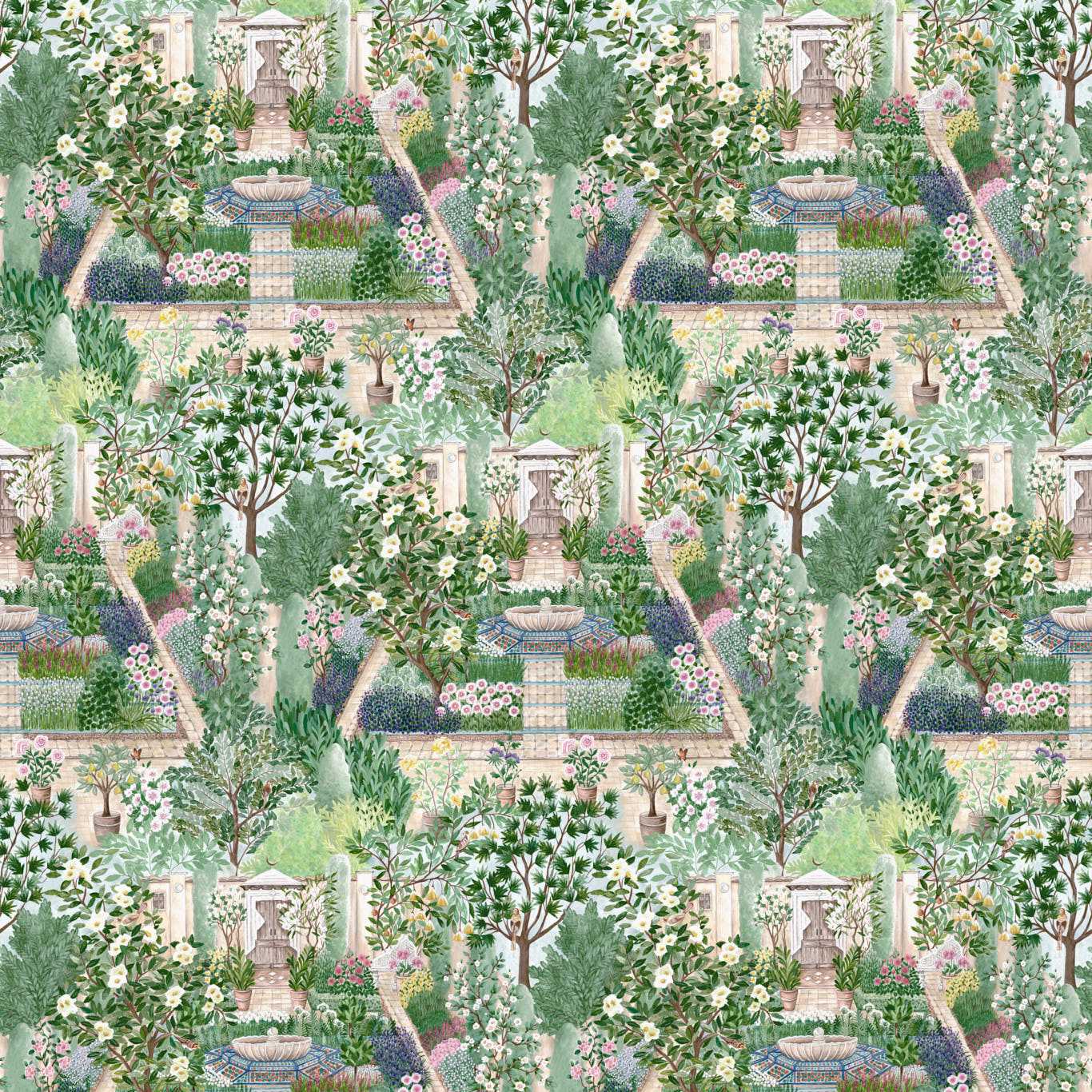 Carpet Garden Wallpaper