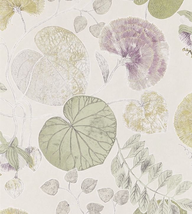 Dardanella Wallpaper - Linden/Heather - HGAT111259 - Harlequin