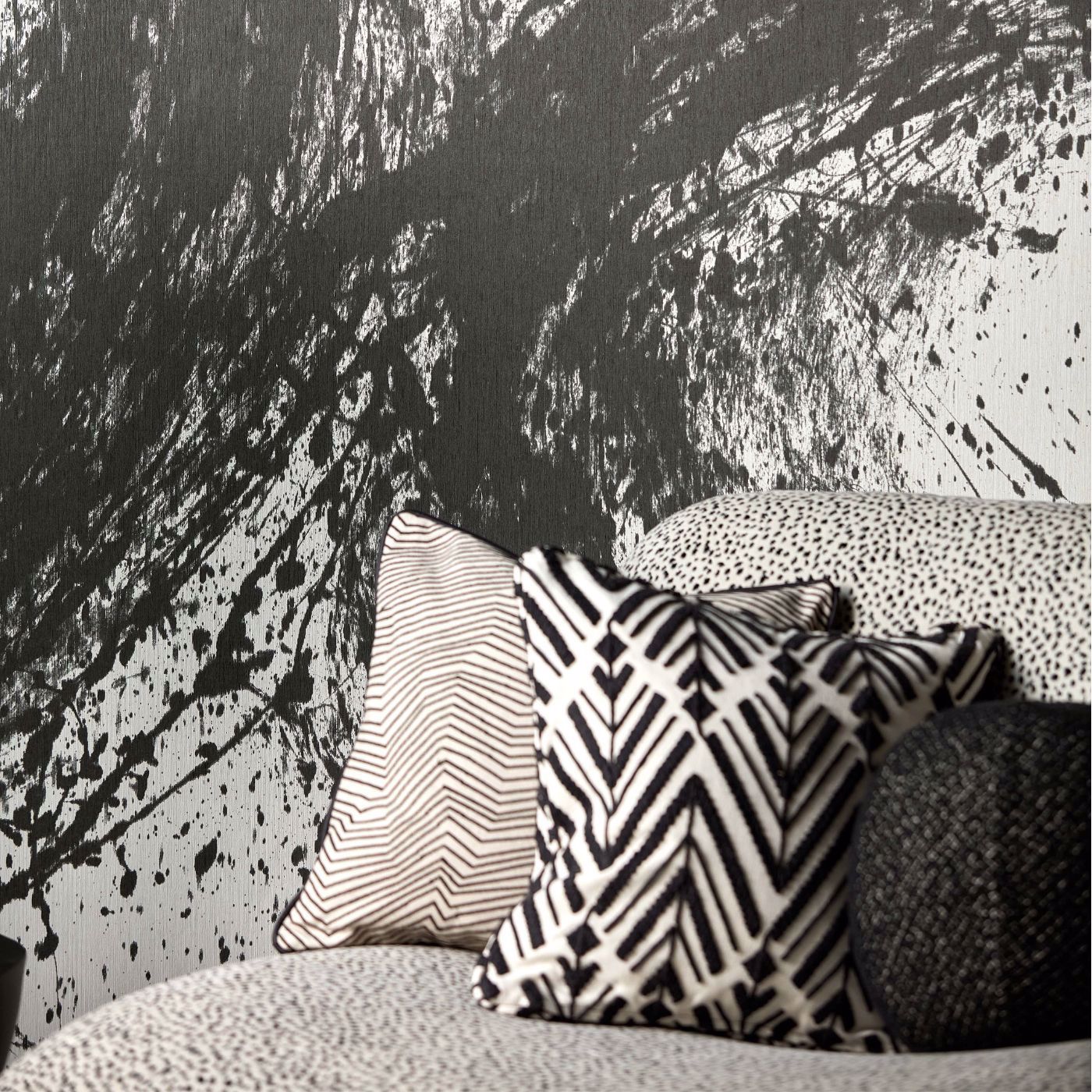 Enigmatic Wallpaper - Black Earth/First Light - HRWT113108 - Harlequin