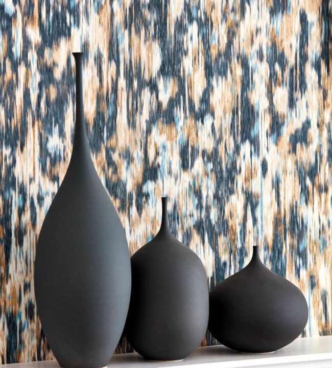 Fade Wallpaper - Ink/Bronze - HM7W112742 - Harlequin