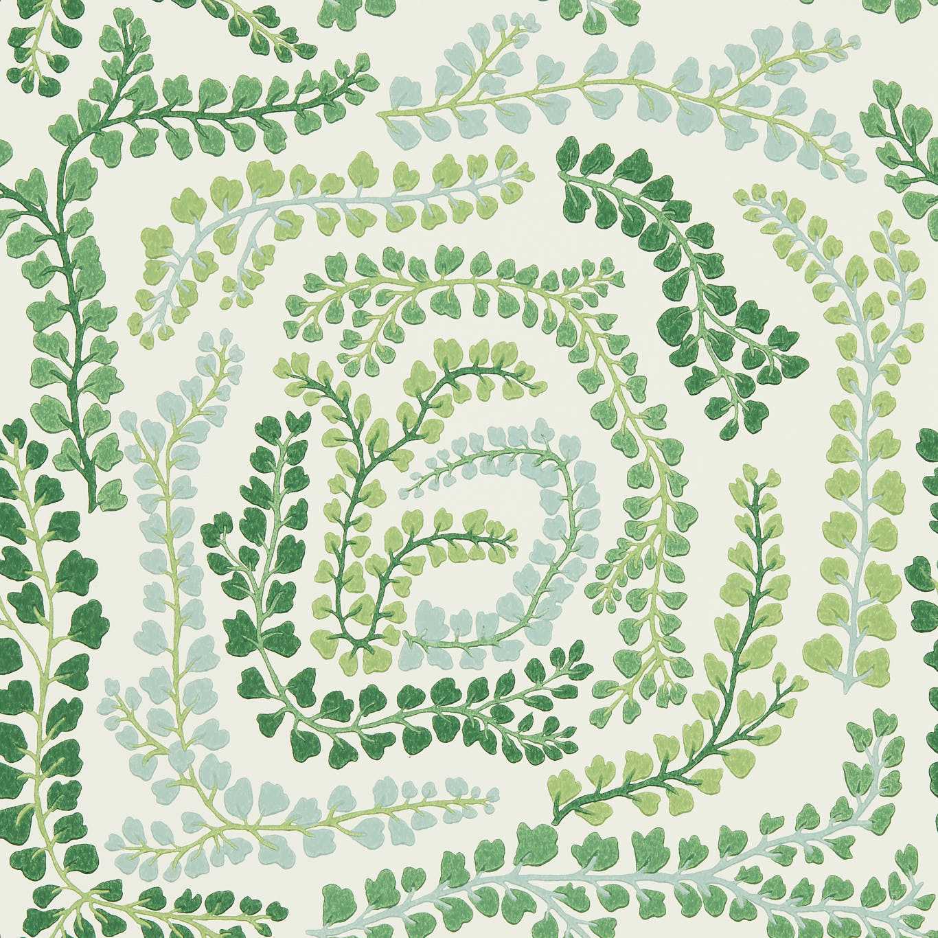 Fayola Wallpaper - Clover/Chalk - HC4W113021 - Harlequin