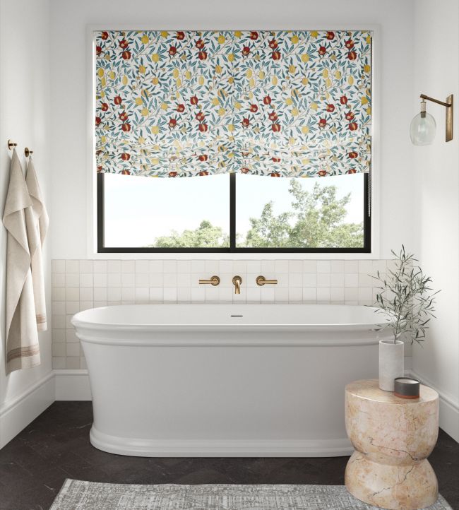 Fruit Fabric - Green Indigo/Madder - 226906 - Morris & Co