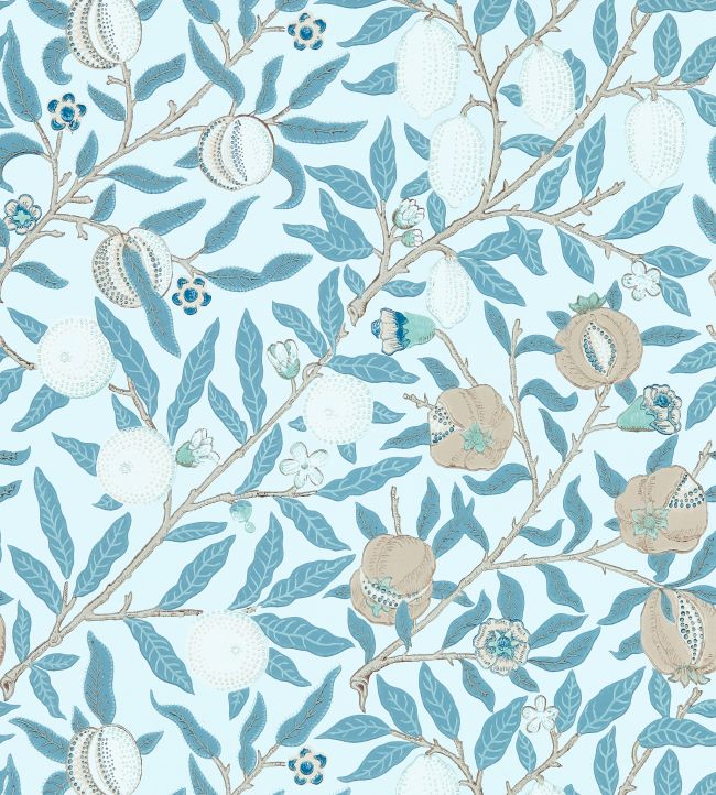 Fruit Wallpaper - Slate/Vellum - 217084 - Morris & Co