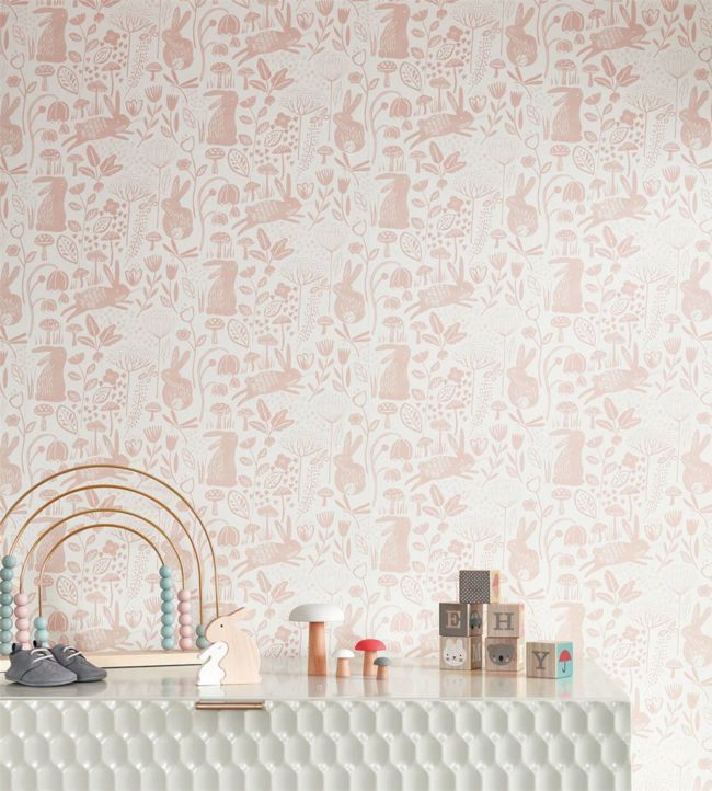 Into the Meadow Wallpaper - Powder - HLTF112632 - Harlequin