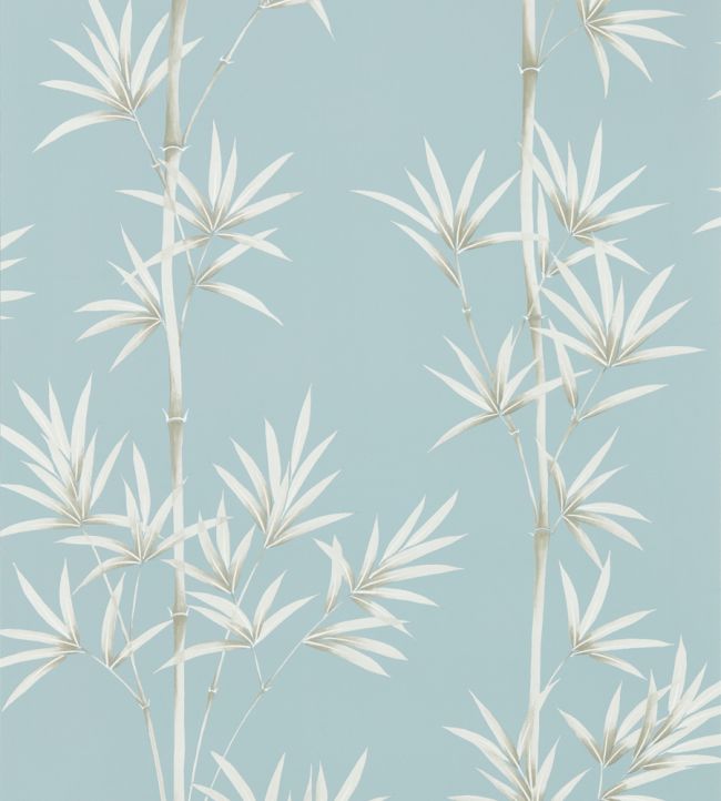 Isabella Wallpaper - Sky/Porcelain - HDHW112913 - Harlequin