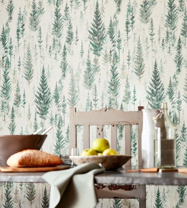 Juniper Pine Wallpaper - Forest - DYSI216622 - Sanderson