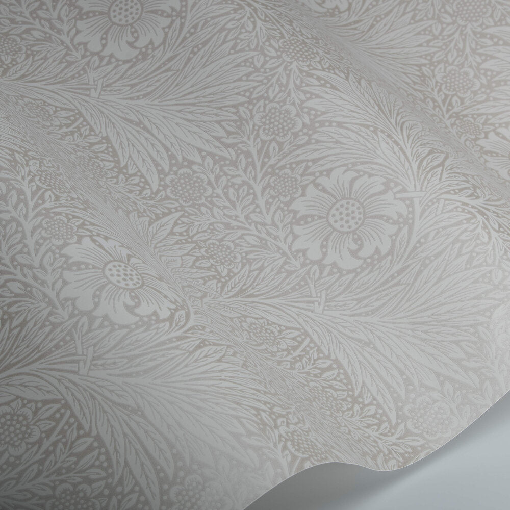 Marigold Wallpaper - Silver - 217395 - Morris Wallpaper WD