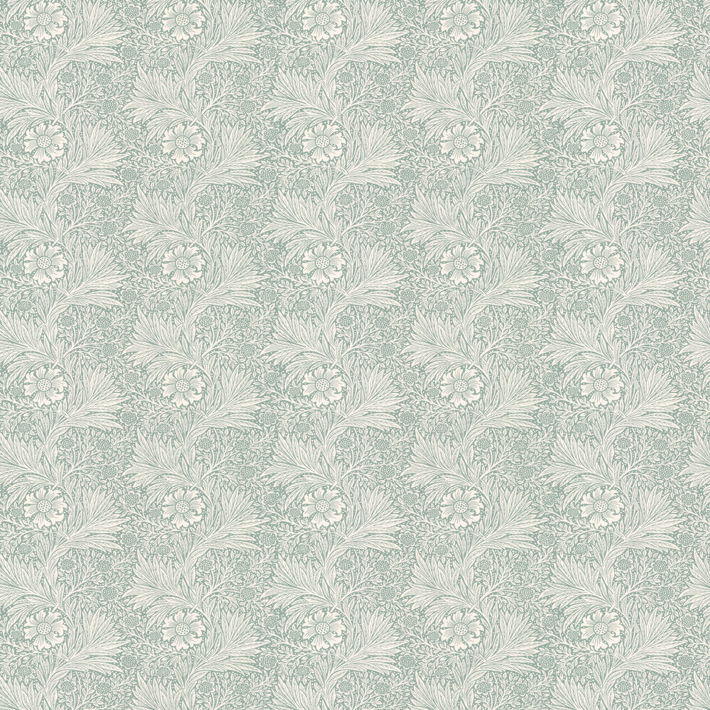 Marigold Wallpaper - Soft Teal - 217396 - Morris Wallpaper WD