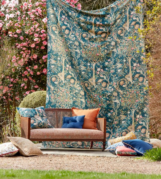 Melsetter Fabric - Indigo - 226601 - Morris & Co