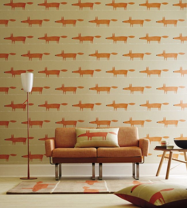 Mr Fox Wallpaper - Ginger - NSWA110847 - Scion