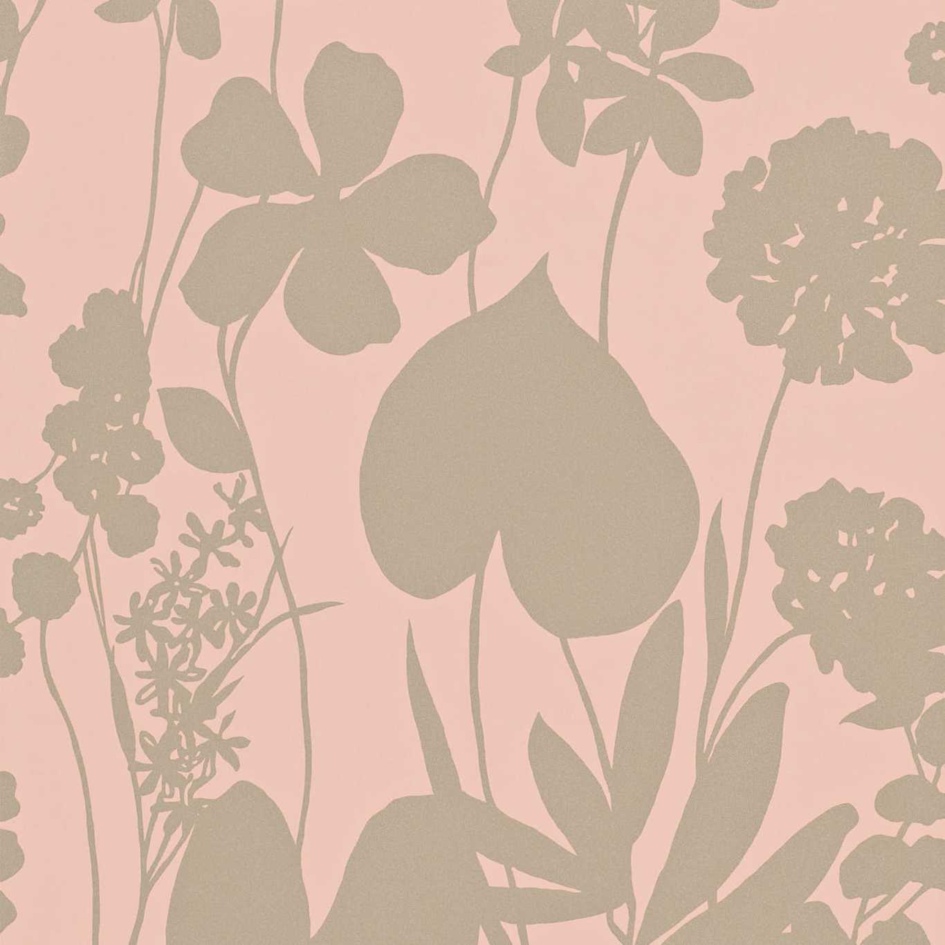 Nalina Wallpaper - Peach - HAMA111051 - Harlequin