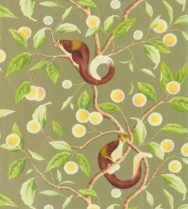 Nellie Wallpaper - Gilver/Meadow - HDHW112904 - Harlequin