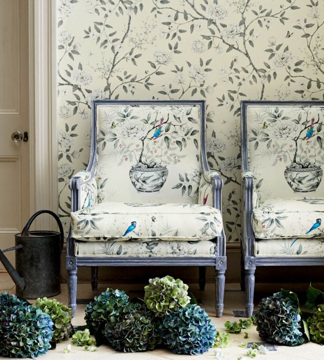 Romeys Garden Wallpaper - Blossom - ZWOO311338 - Zoffany