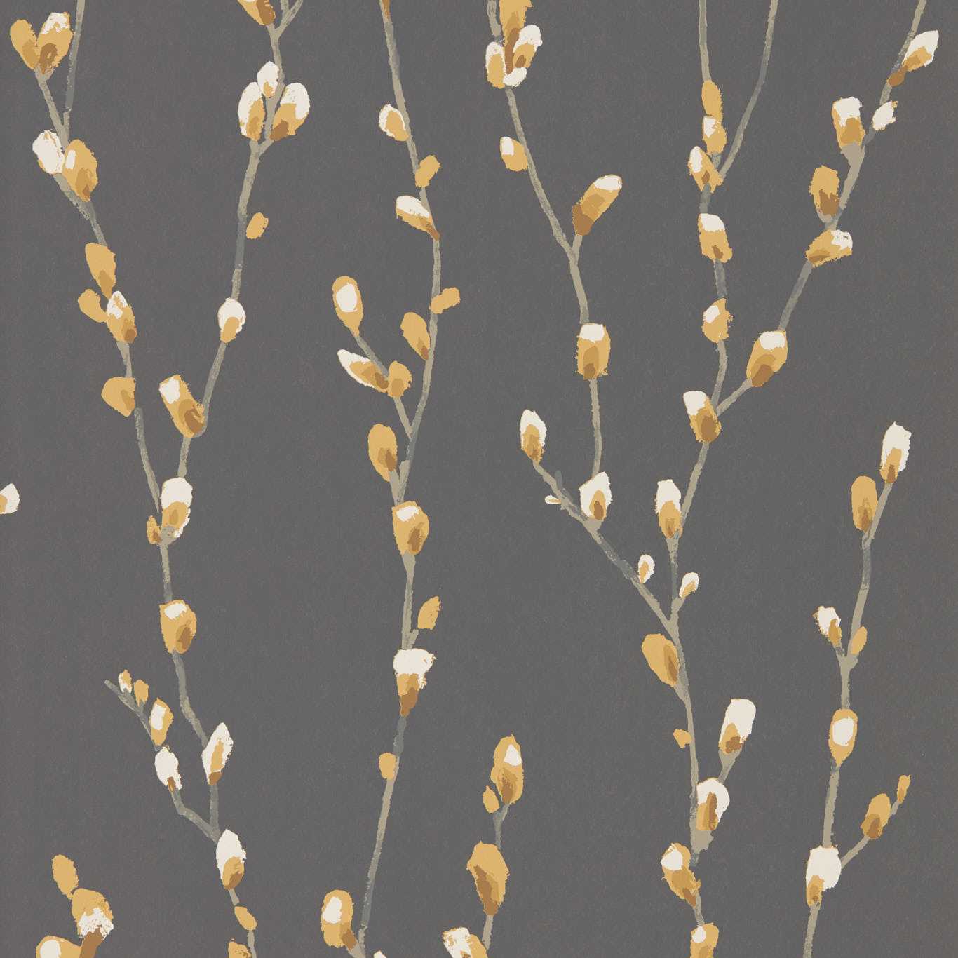 Salice Wallpaper - Ochre/Sepia - HSTO111468 - Harlequin
