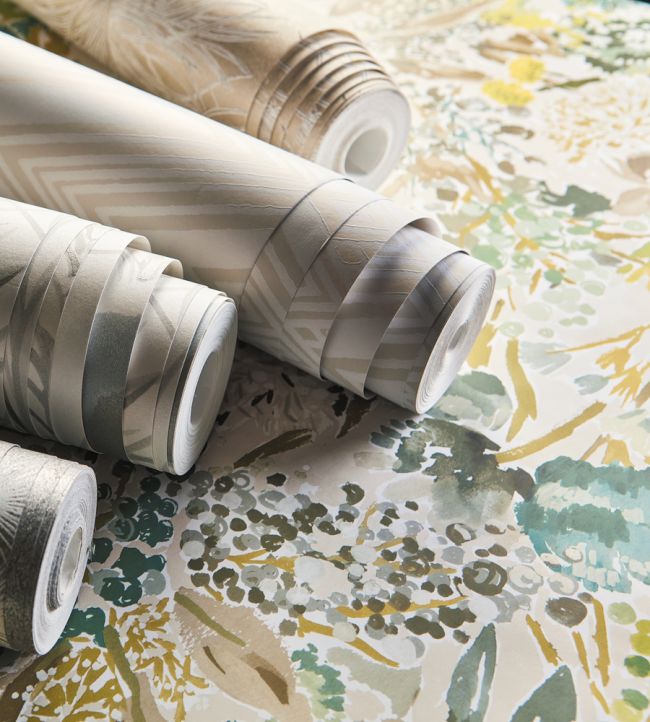 Sanguine Wallpaper - Succulent/Seaglass/Nectar/Sail Cloth - HQN2112840 - Harlequin