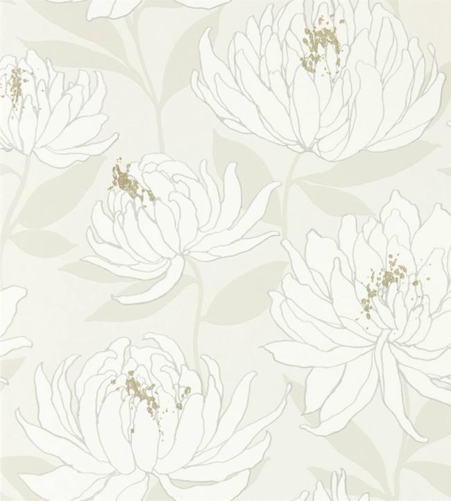 Sebal Wallpaper - Glacier/Silver - HSAW112131 - Harlequin