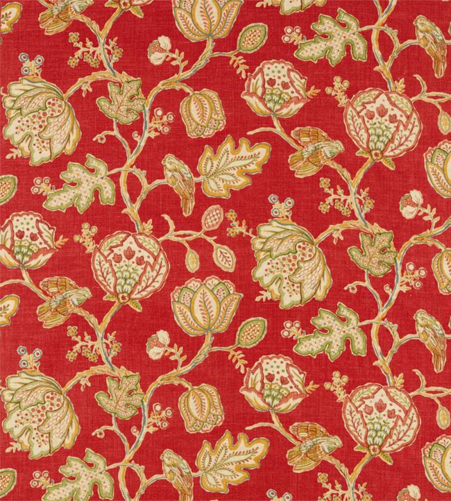 Theodosia Fabric - Red - 226594 - Morris & Co