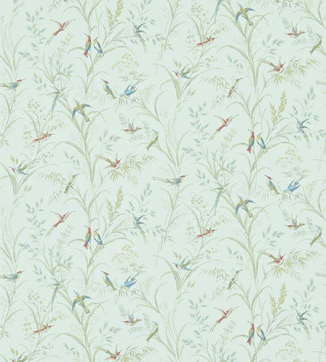 Tuileries Wallpaper - Sage/Multi - DFAB214082 - Sanderson