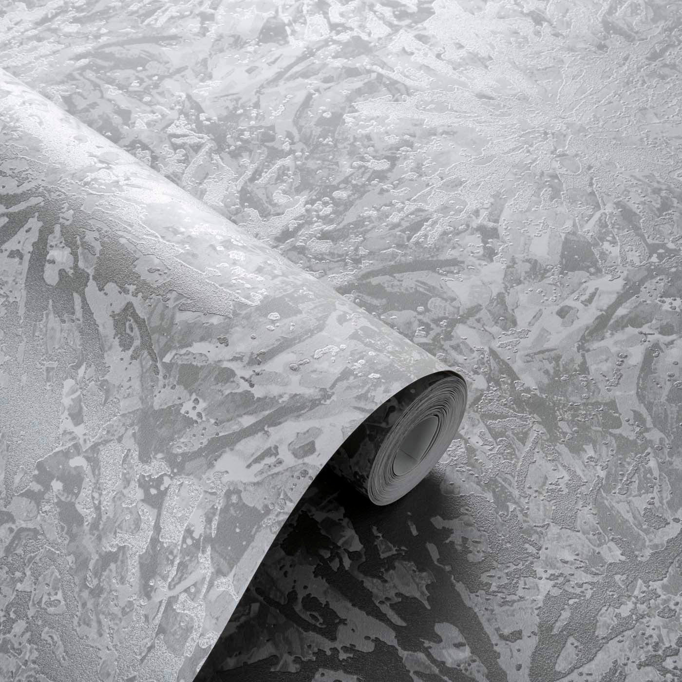 Dipinto Wallpaper - Pewter - Clarke & Clarke - W0177/04 - Premier Wallcovering