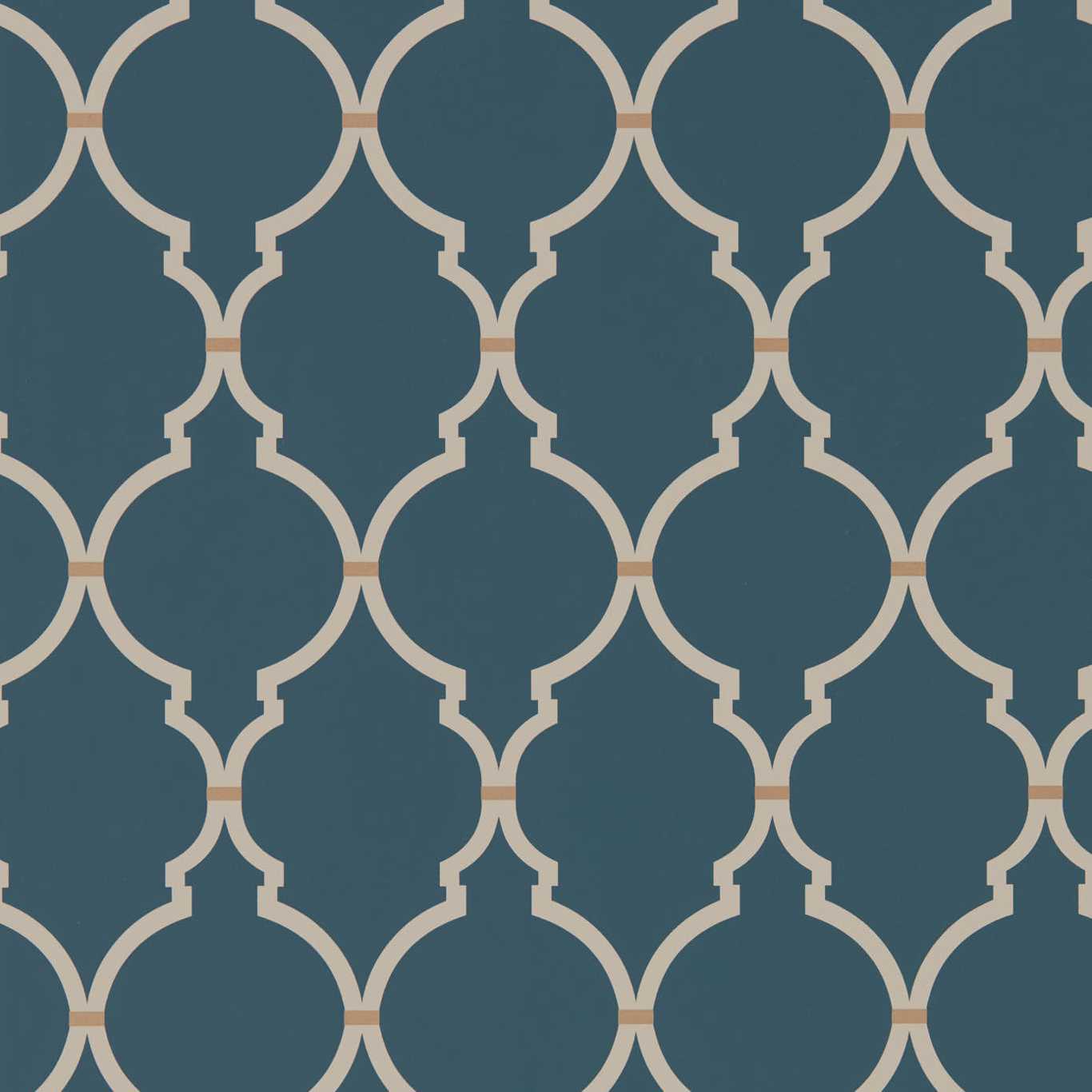 Empire Trellis Wallpaper - Linen/Cream - DART216337 - Sanderson