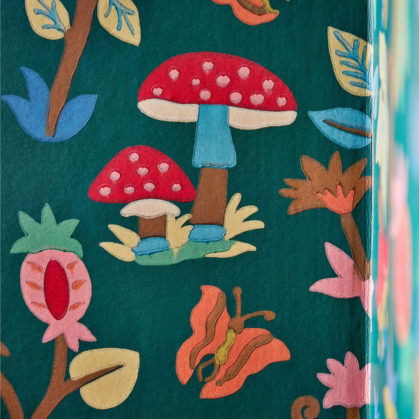 Forest Of Dean Wallpaper - Midnight/multi - DABW217219 - Sanderson
