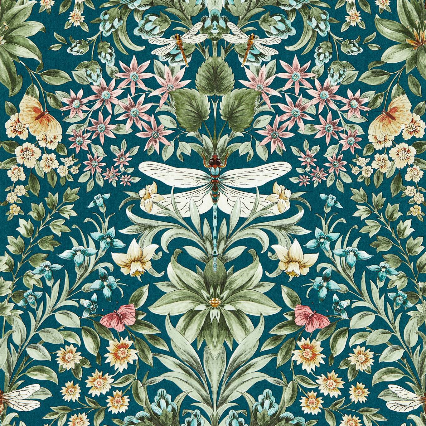 Mirabell Wallpaper - Seaglass - Clarke & Clarke - W0196/02 - Premier Wallcovering