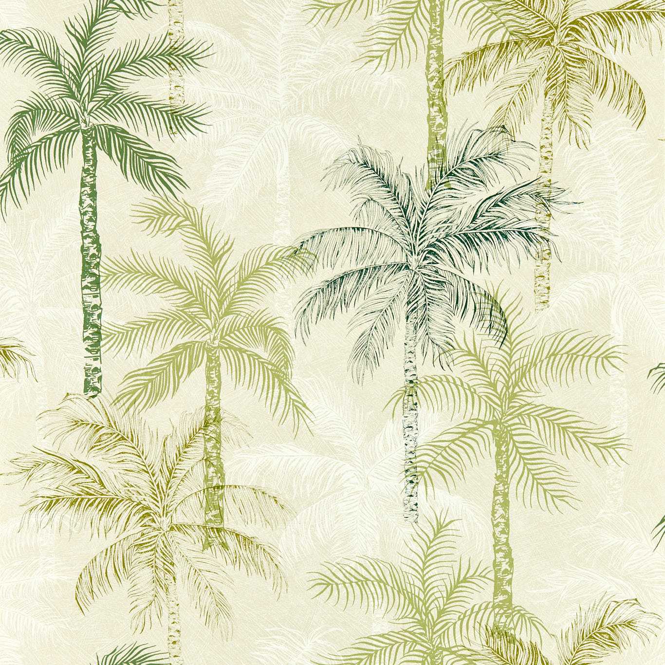 Palmyra Wallpaper - Midnight - Clarke & Clarke - W0189/02 - Premier Wallcovering
