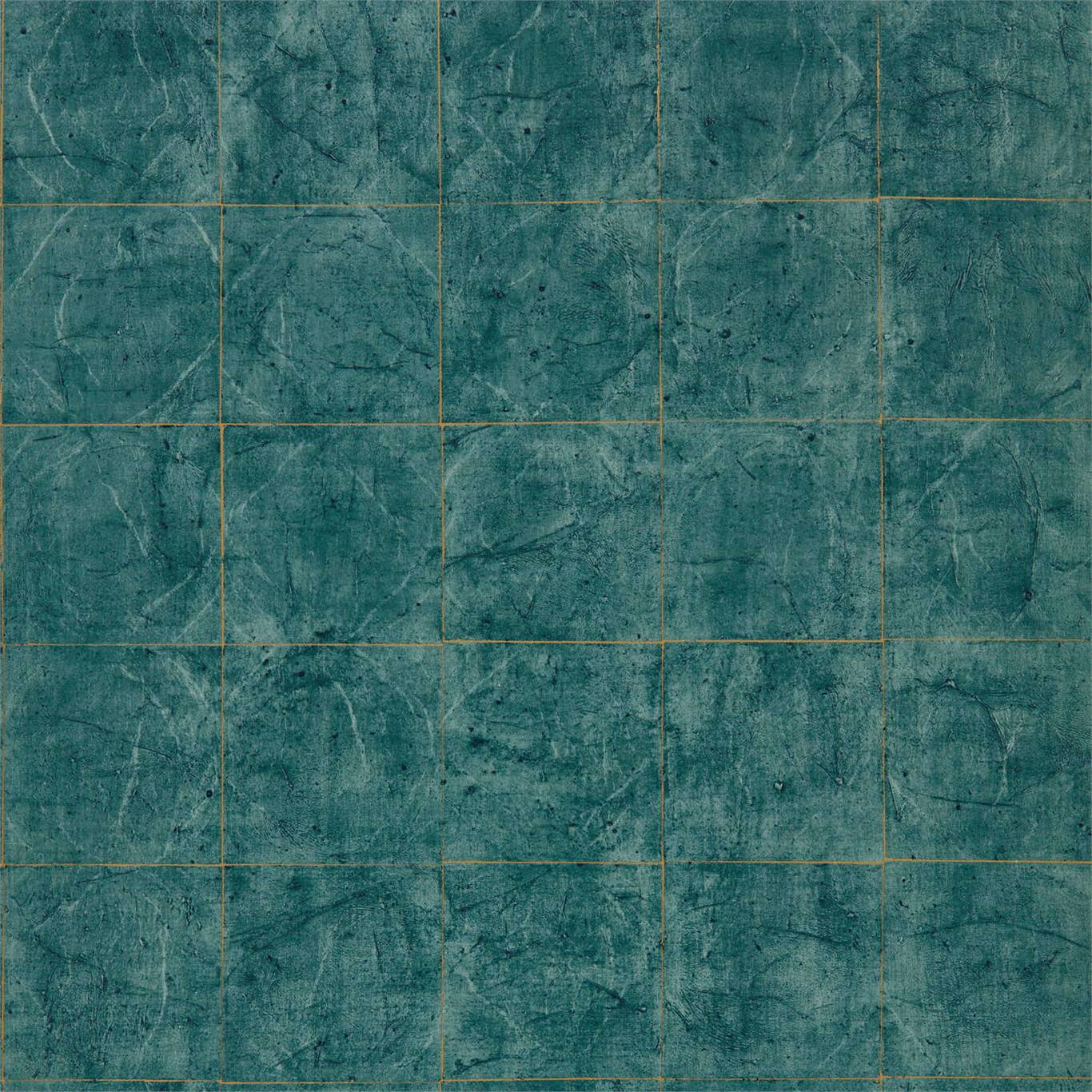 Piastrella Wallpaper - Vine Black - ZFOW312949 - Zoffany - Morris Wallpaper