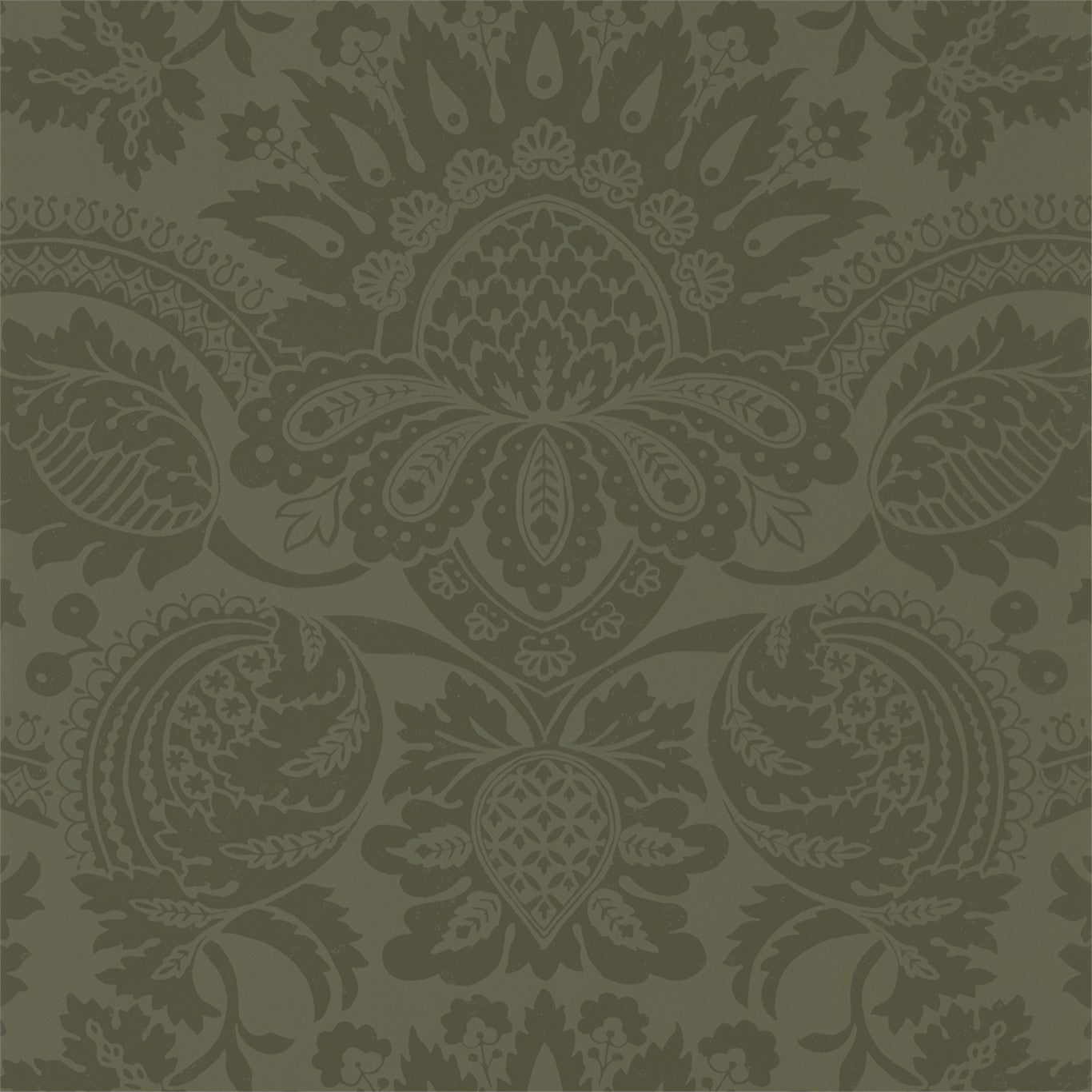 Pomegranate Wallpaper - Olivine - ZPAL312693 - Zoffany - Morris Wallpaper