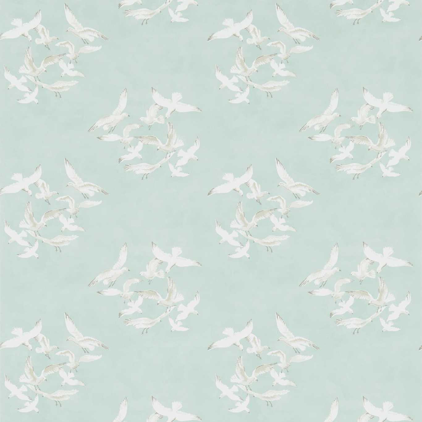 Seagulls Wallpaper - Eau De Nil - DVIN214586 - Sanderson