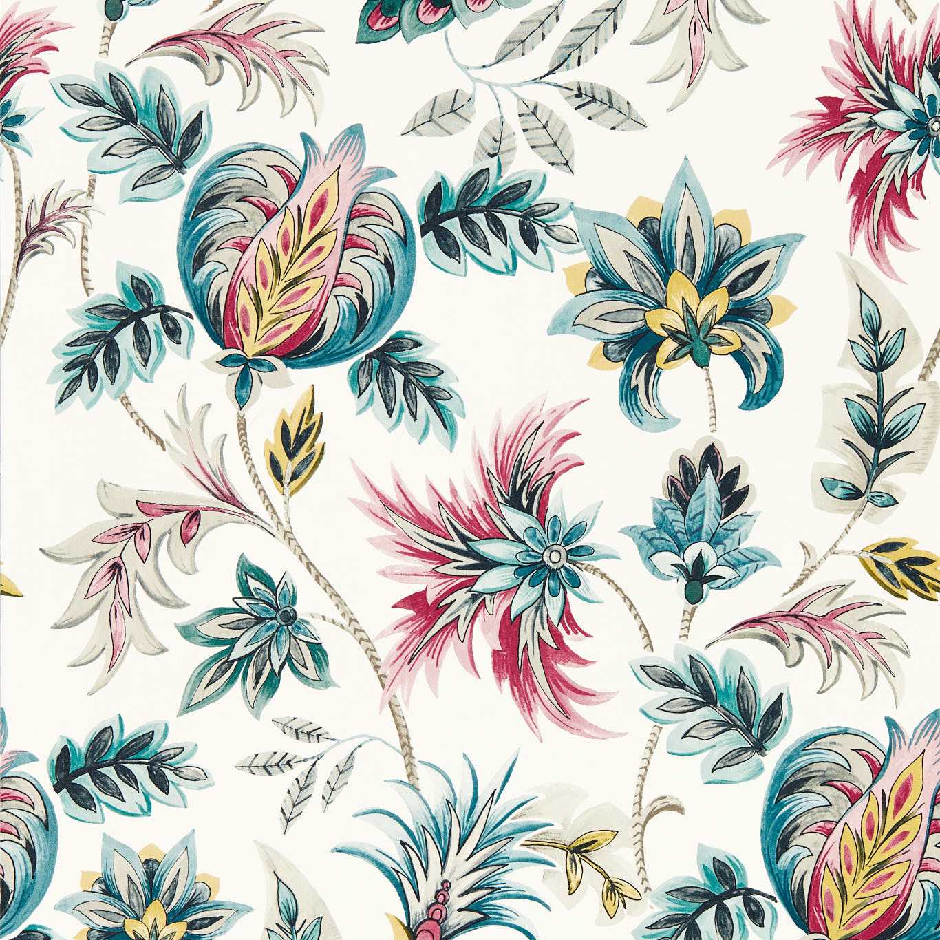 Sizergh Wallpaper - Charcoal - Clarke & Clarke - W0198/02 - Premier Wallcovering