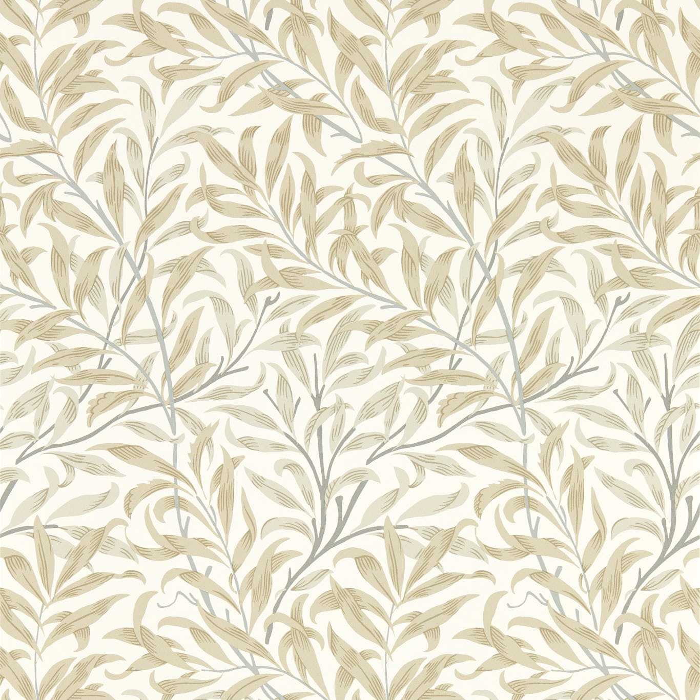 Willow Boughs Wallpaper - Mineral - Clarke & Clarke - W0172/04 - Premier Wallcovering