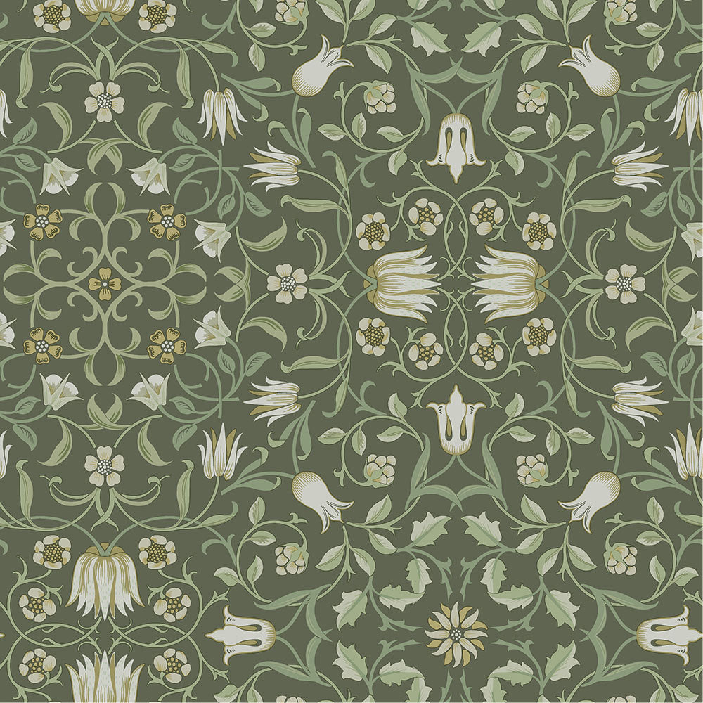 82008 - No 1 Holland Park Wallpaper - Green - Midbec
