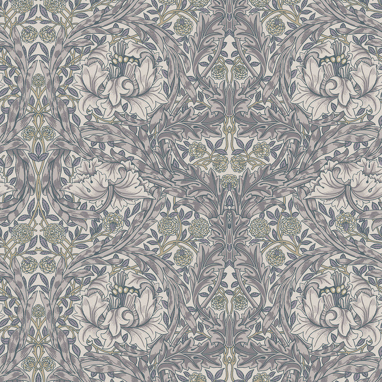 82025 - African Marigold Wallpaper - Gray - Midbec