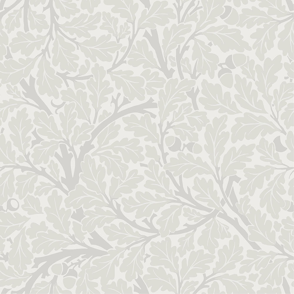 82026 - Oak Tree Wallpaper - Grey / White - Midbec