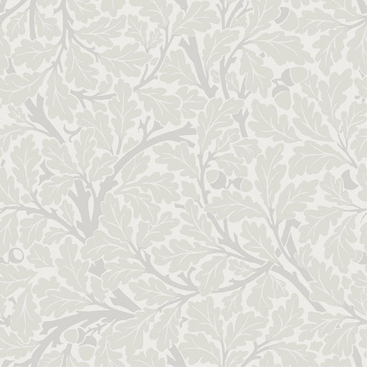 82026 - Oak Tree Wallpaper - Grey / White - Midbec