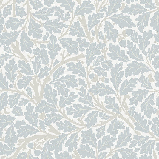 82031 - Oak Tree Wallpaper - Blue / Grey - Midbec