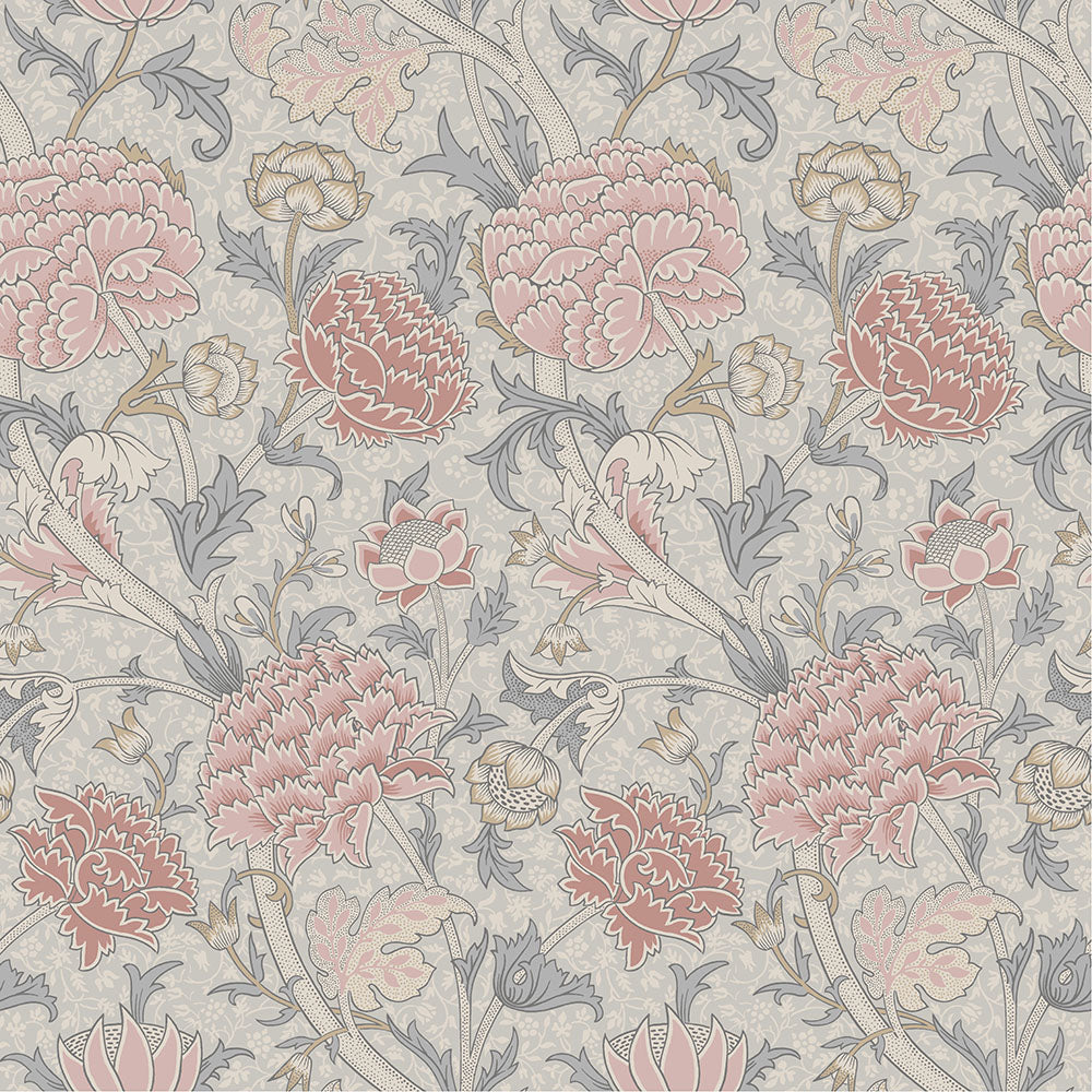 82033 - Cray Wallpaper - Pink / Blue - Midbec