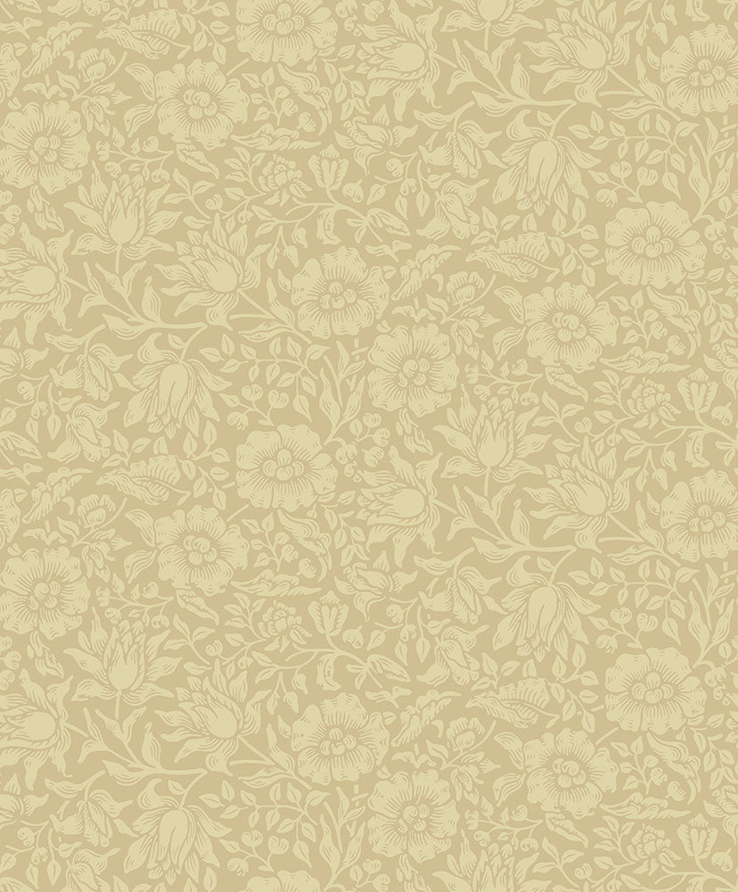 82039 - Mallow Wallpaper - Yellow - Midbec