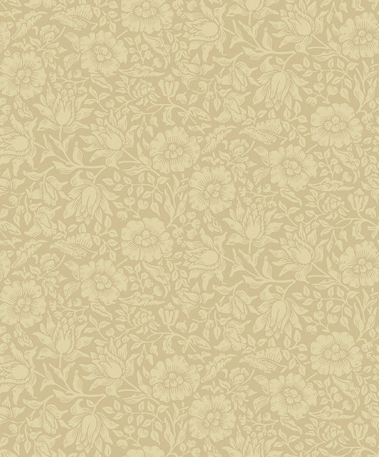 82039 - Mallow Wallpaper - Yellow - Midbec