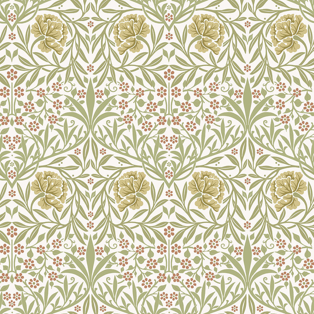 82045 - Oxford Union Wallpaper - Yellow / Green - Midbec