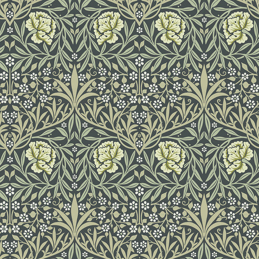 82047 - Oxford Union Wallpaper - Blue / Green - Midbec